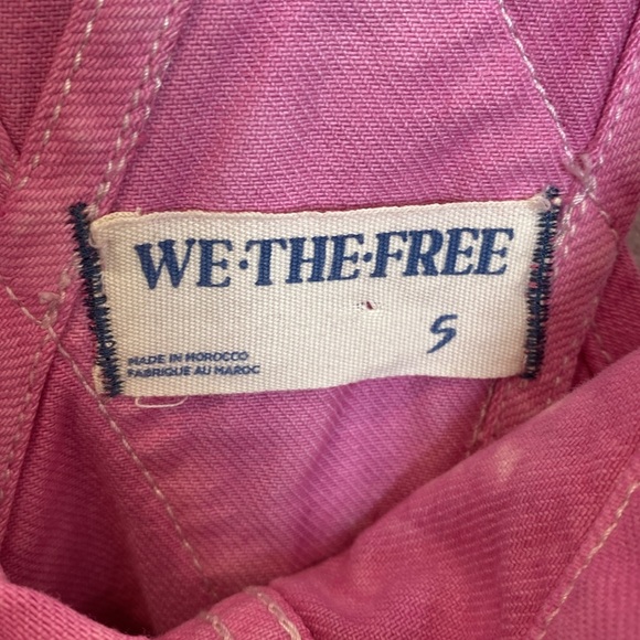 We the free | Ziggy denim overalls in electric bouquet - Picture 5 of 6